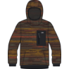 First Tracks™ Fleece Pullover Hoody - Iron Oxide Stria Print MAN